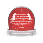 Isaiah 9:6 Snow Globe