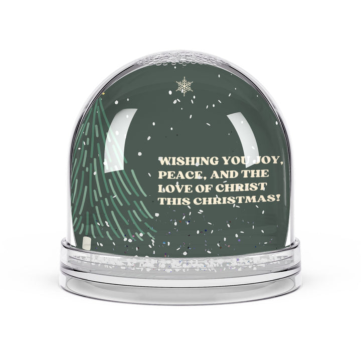 Joyful Christmas Snow Globe