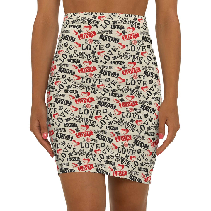 Love Pattern Skirt