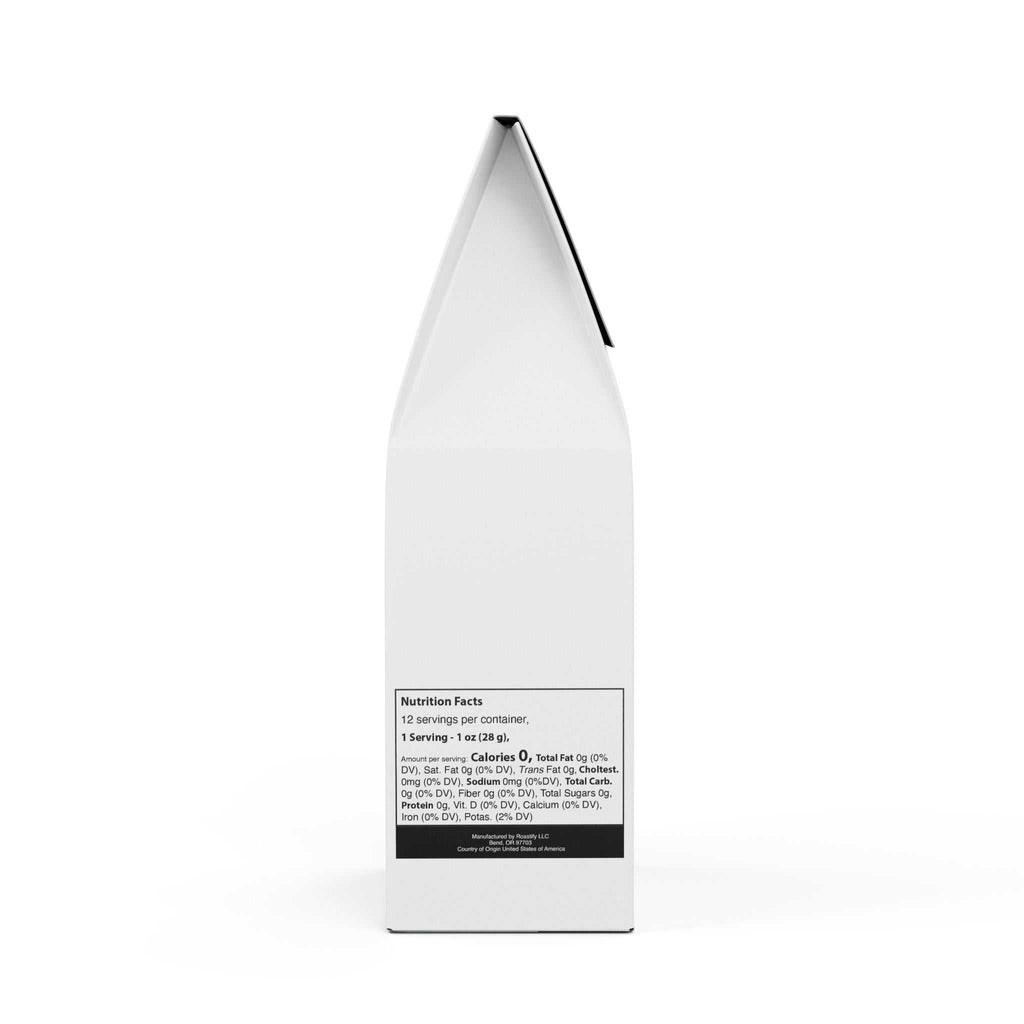 Matthew 1720 Coffee medium roast decaf bag with nutrition facts