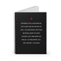 Melody of Happiness Notebook with black cover