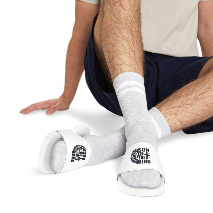 Men's Faith Sandals with black and white polyurethane outsoles