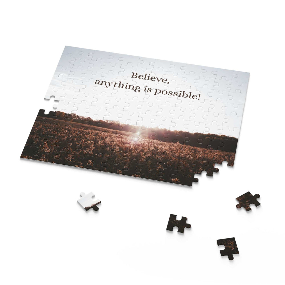 Motivational Puzzle with 120 chipboard pieces