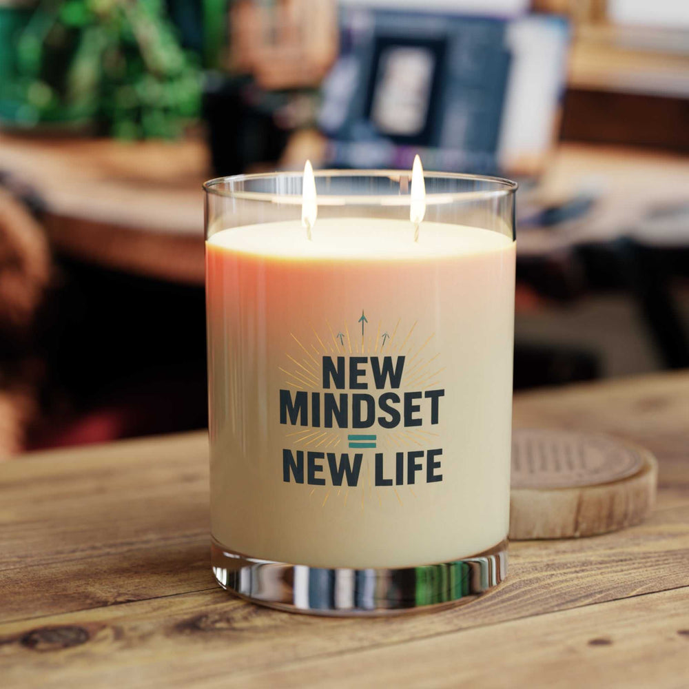New Mindset Scented Candle in 11oz glass jar
