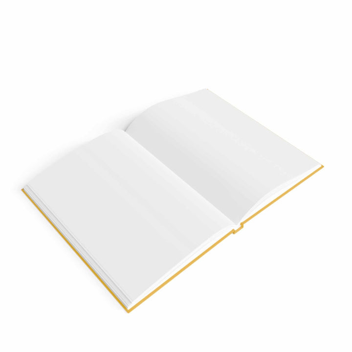 Open Dream Life Journal with blank white pages and hardcover