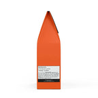 Orange bag of No Limits Coffee medium roast with nutrition facts label