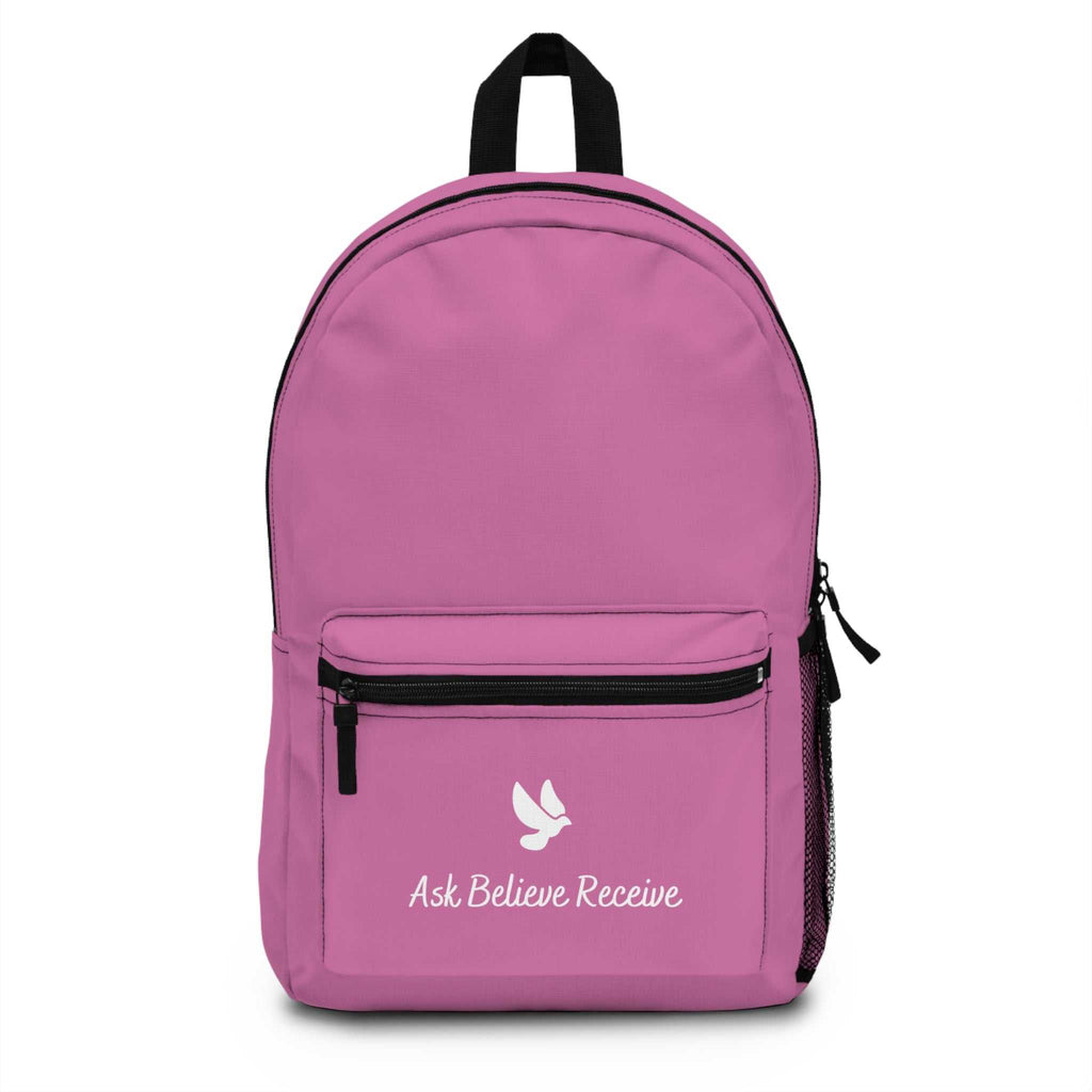 Pink Christian Dream Big Backpack