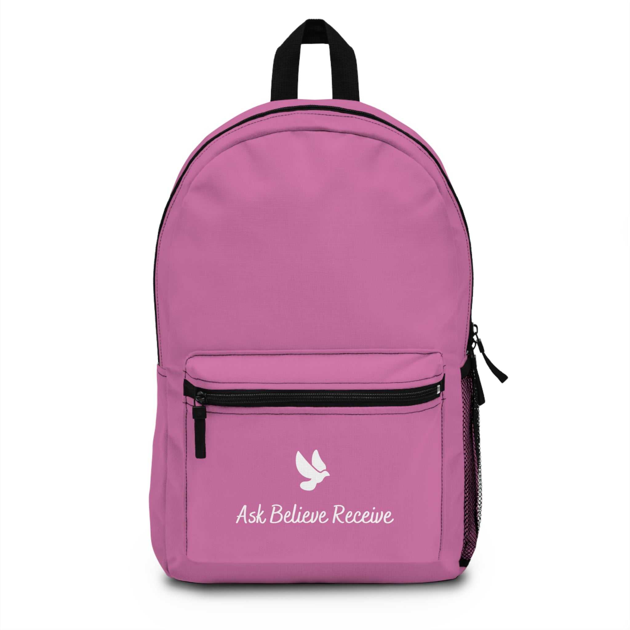 Pink Christian Dream Big Backpack