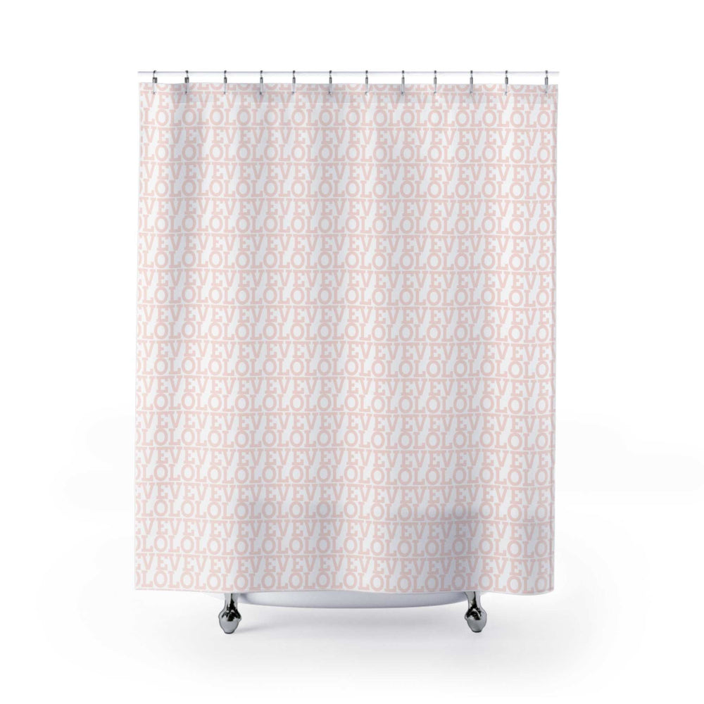 Pink Love Shower Curtain