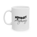 Power of Mindset Mug with inspirational quote "Mindset is everything"