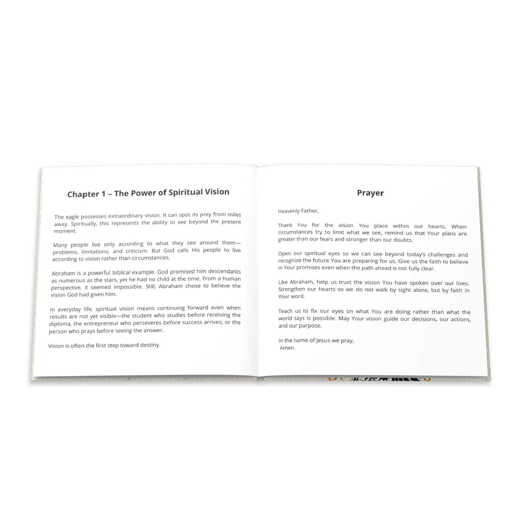 The Spiritual Vision of Eagle Generation book with vivid photo print and glossy or matte hardcover finish