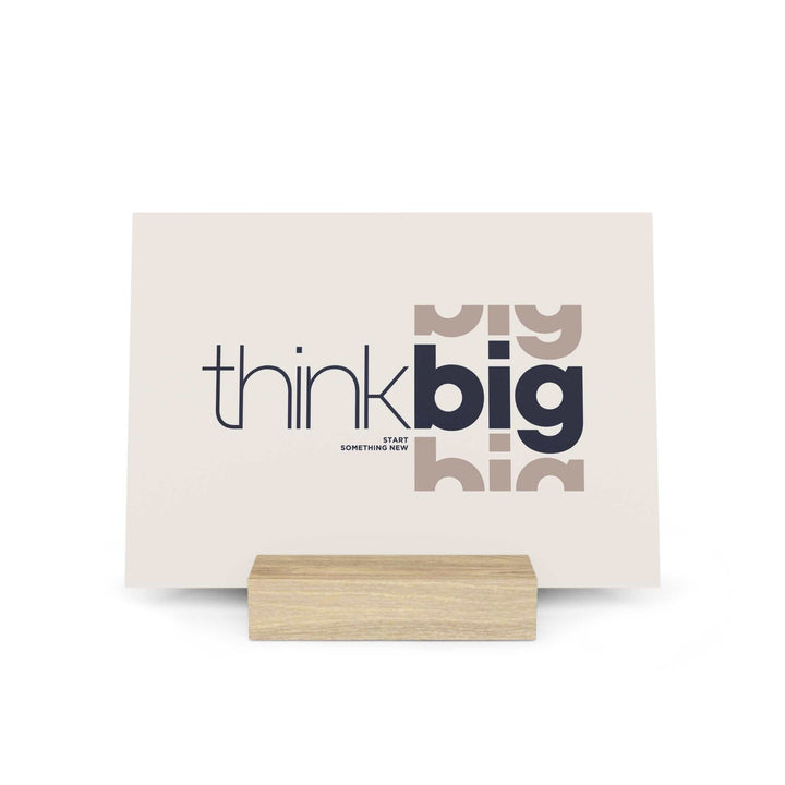 Think Big Gallery Board with contemporary art print