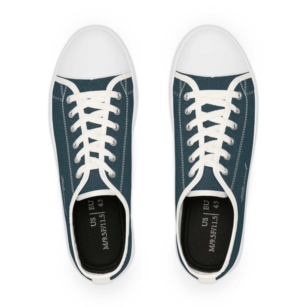 Top view of men's blessed sneakers