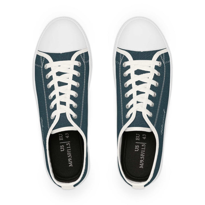 Top view of men's blessed sneakers