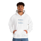 White Ambition Hoodie with front kangaroo pocket