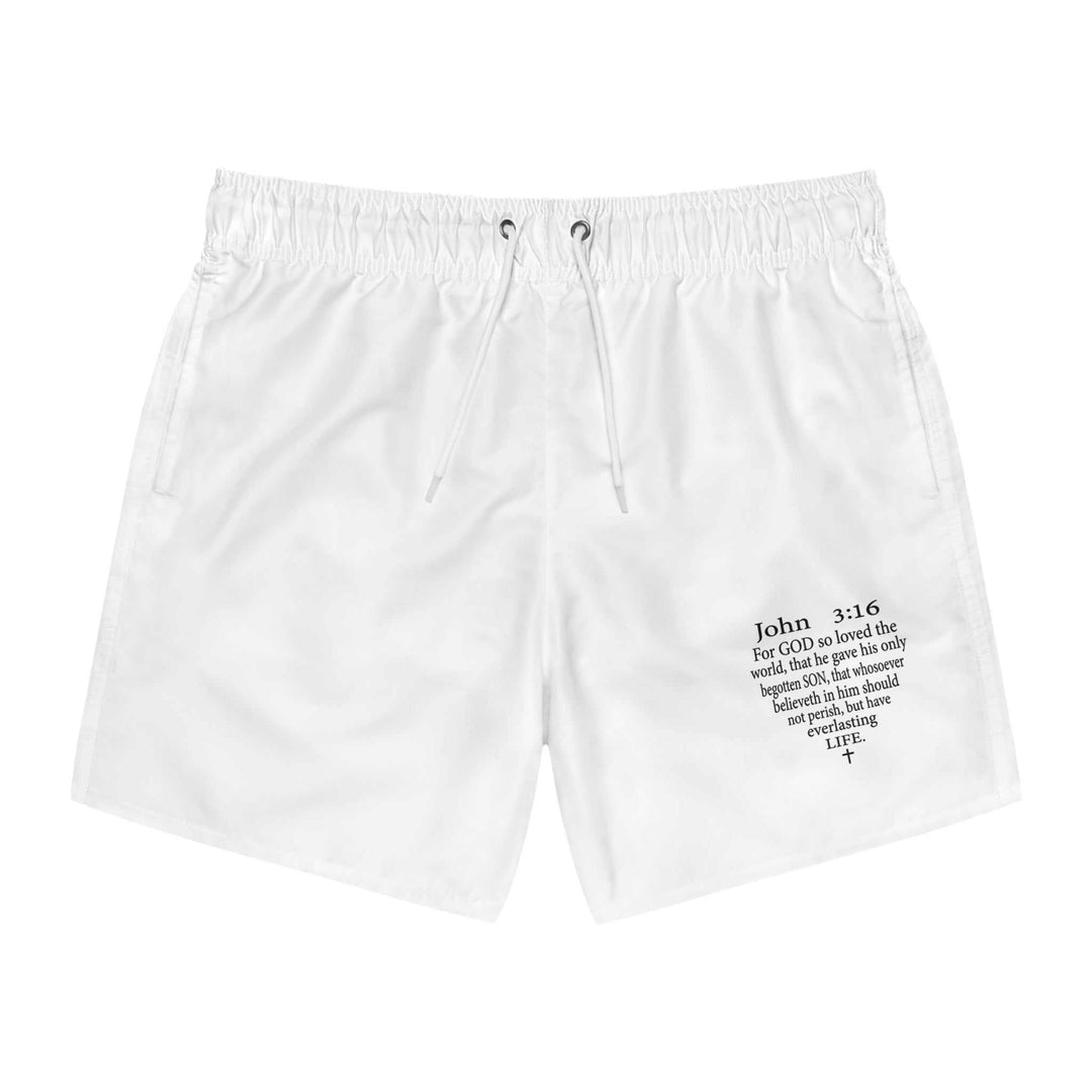 White John 316 swim trunks with drawstring waist