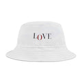 White Love Bucket Hat