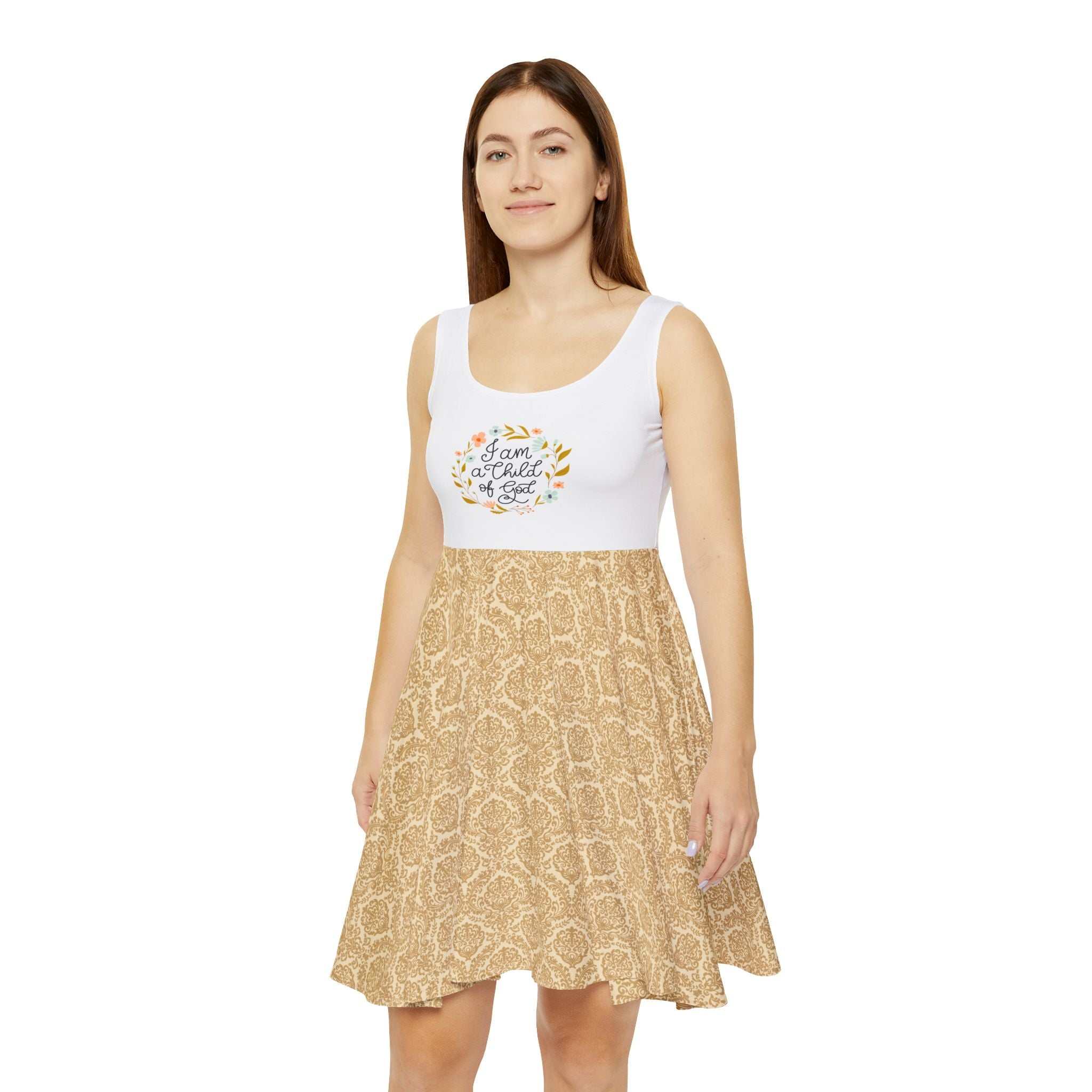 Woman wearing Child of God Dress