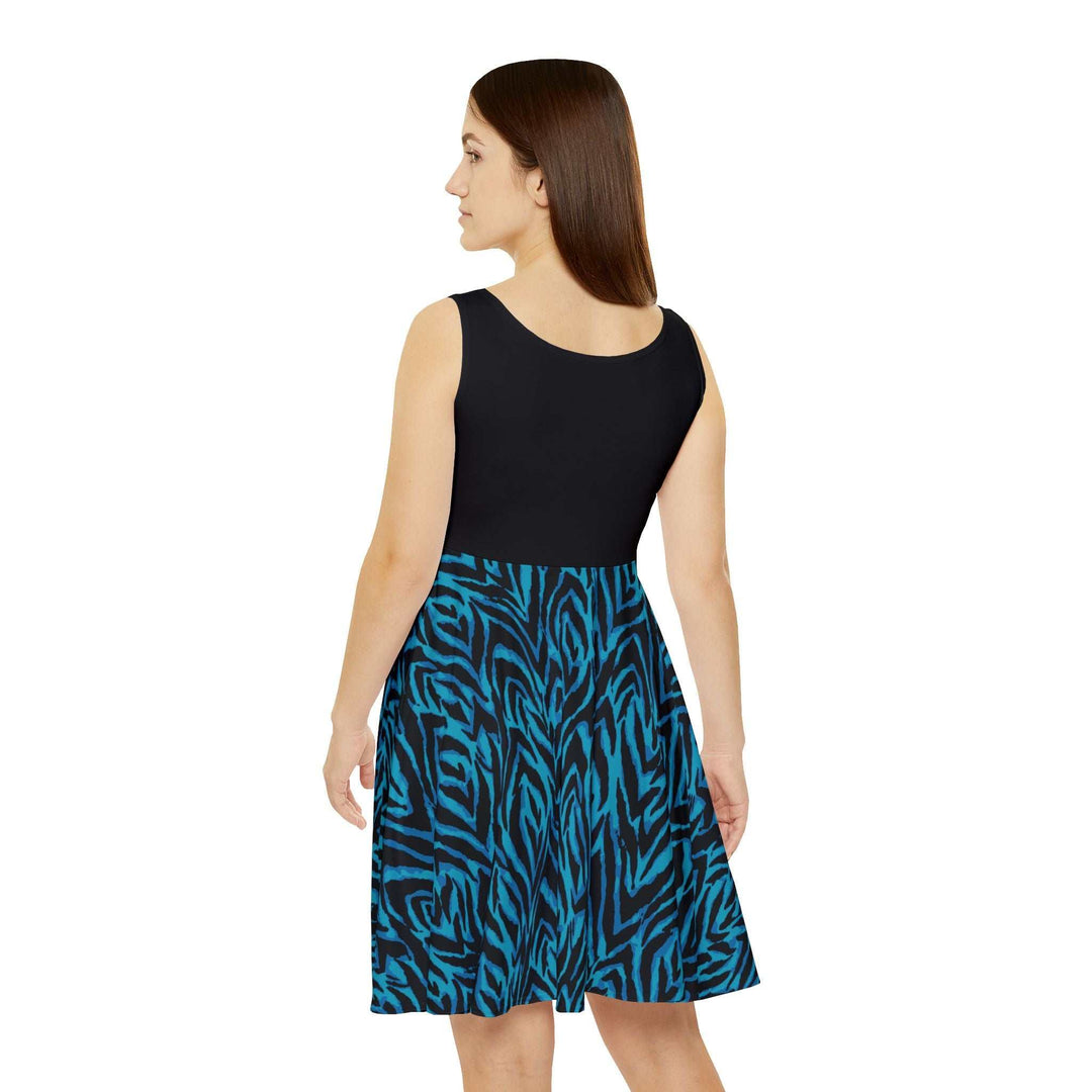 Woman wearing a Blessed Skater Dress
