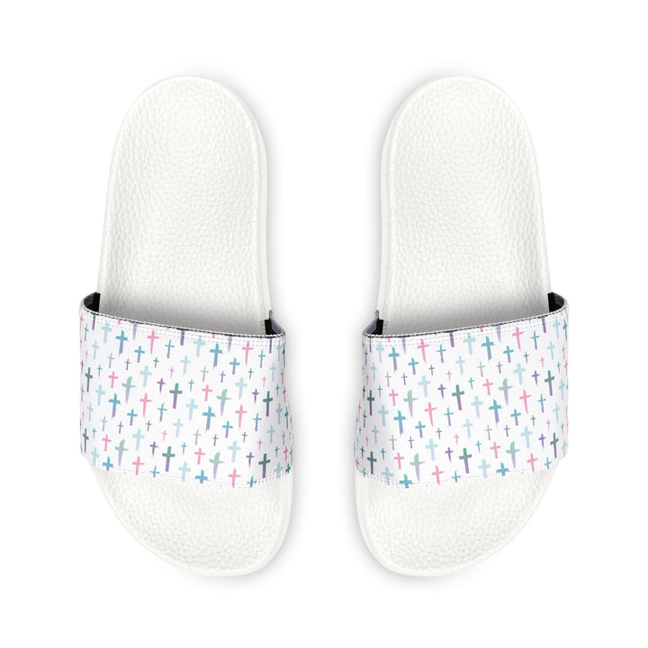 Women's Christian sandals with white ergonomic polyurethane soles