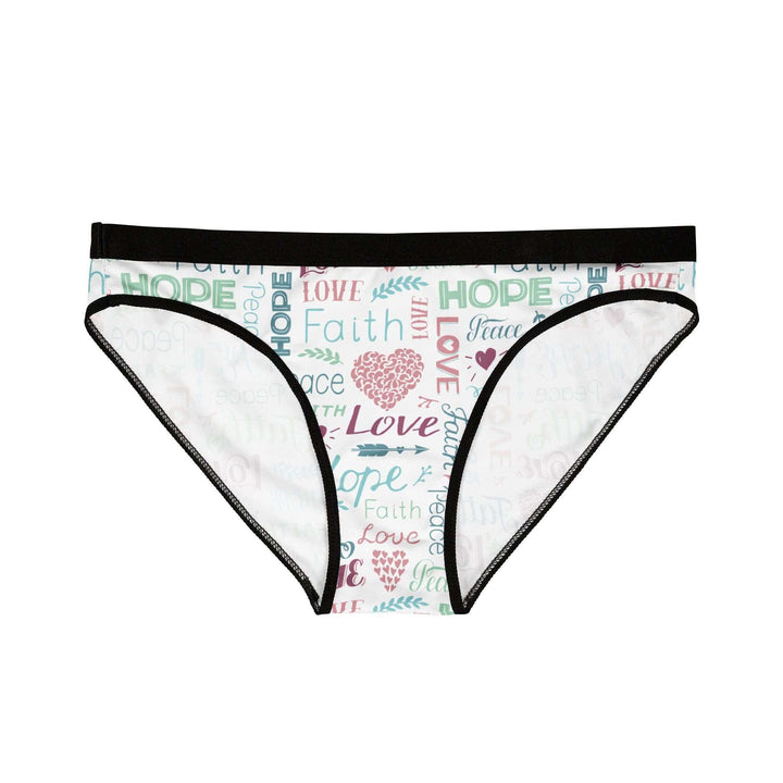 Women's Faith Hope Love underwear briefs
