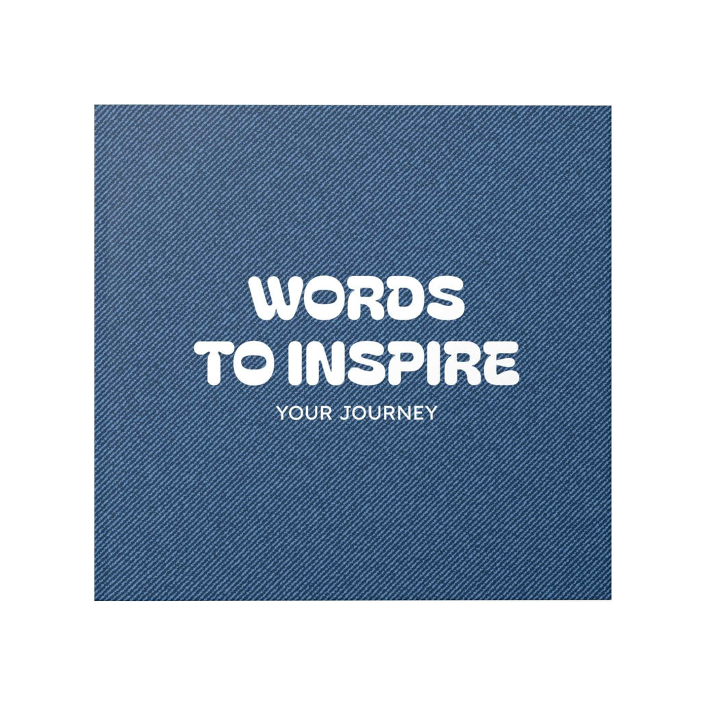 Words to Inspire Your Journey Book with glossy or matte hardcover and vivid full-color photo pages