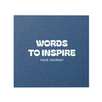 Words to Inspire Your Journey Book with glossy or matte hardcover and vivid full-color photo pages