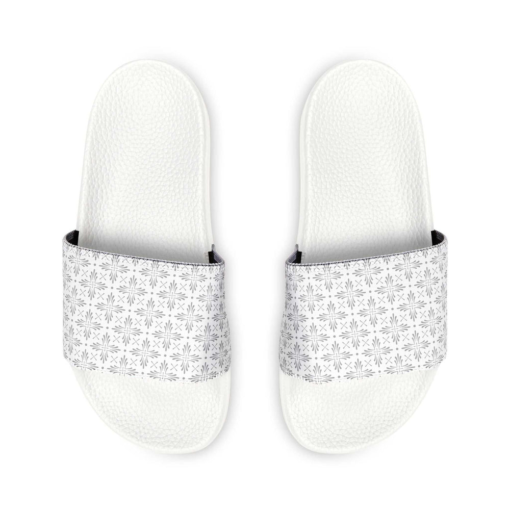 men's Christian sandals with white PU outsoles