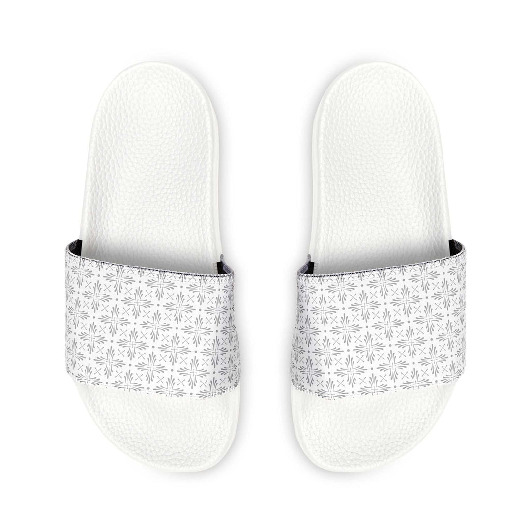 men's Christian sandals with white PU outsoles