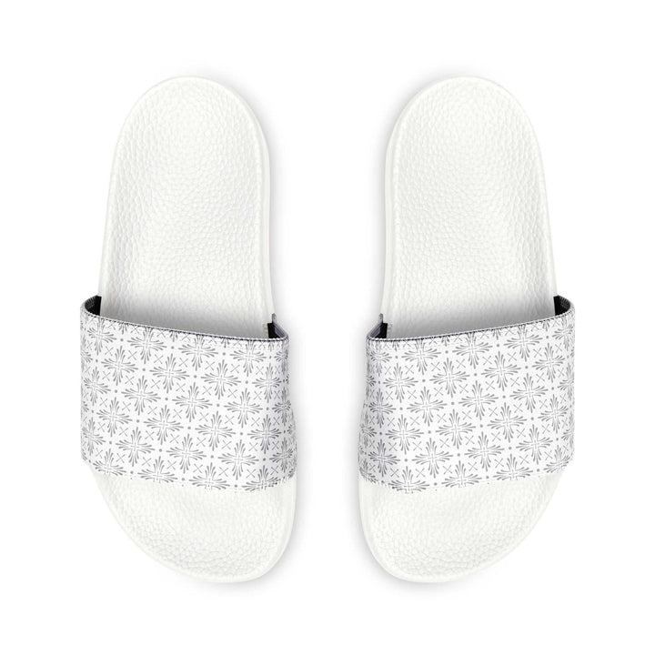 men's Christian sandals with white PU outsoles